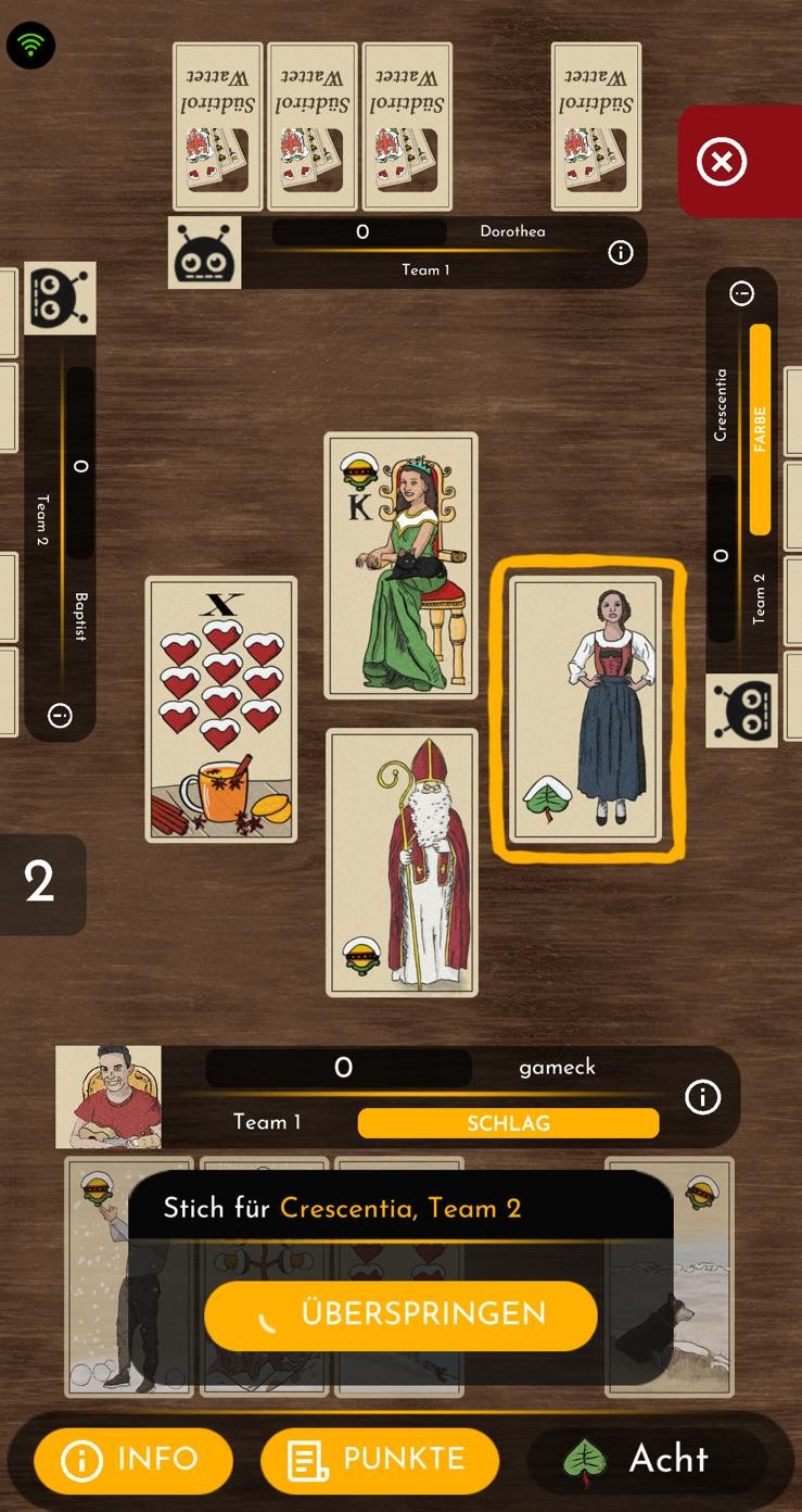 Wattkarten aus Südtirol – klassische Spielkarten für Online Watten